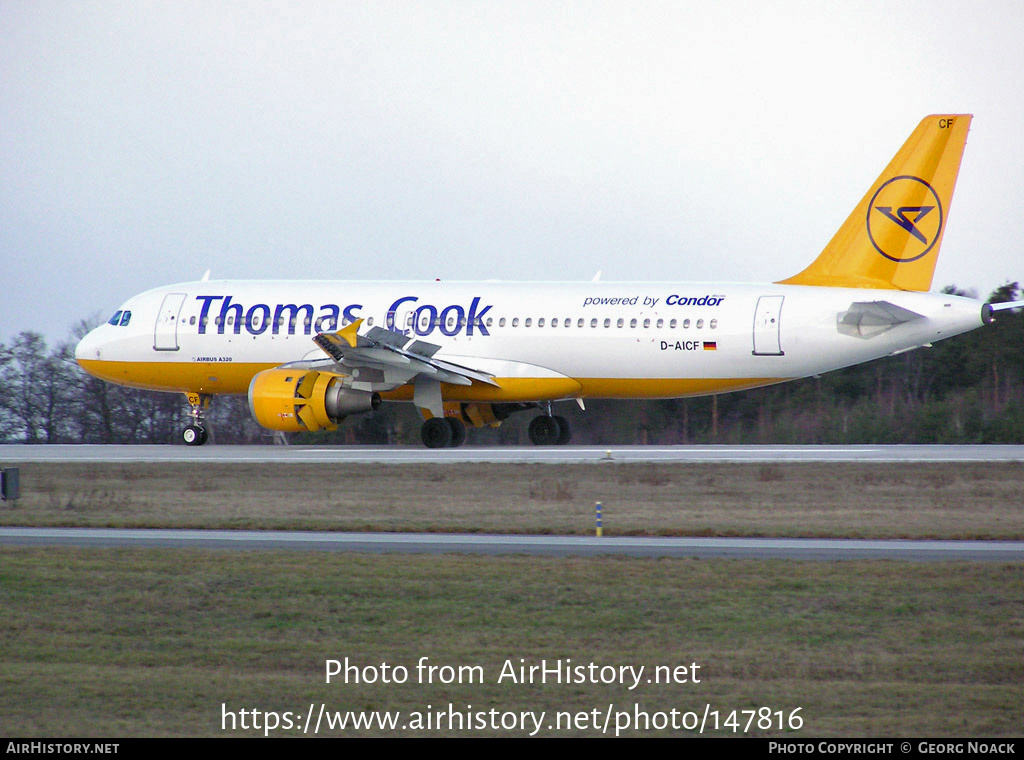 Aircraft Photo of D-AICF | Airbus A320-212 | Thomas Cook Airlines | AirHistory.net #147816