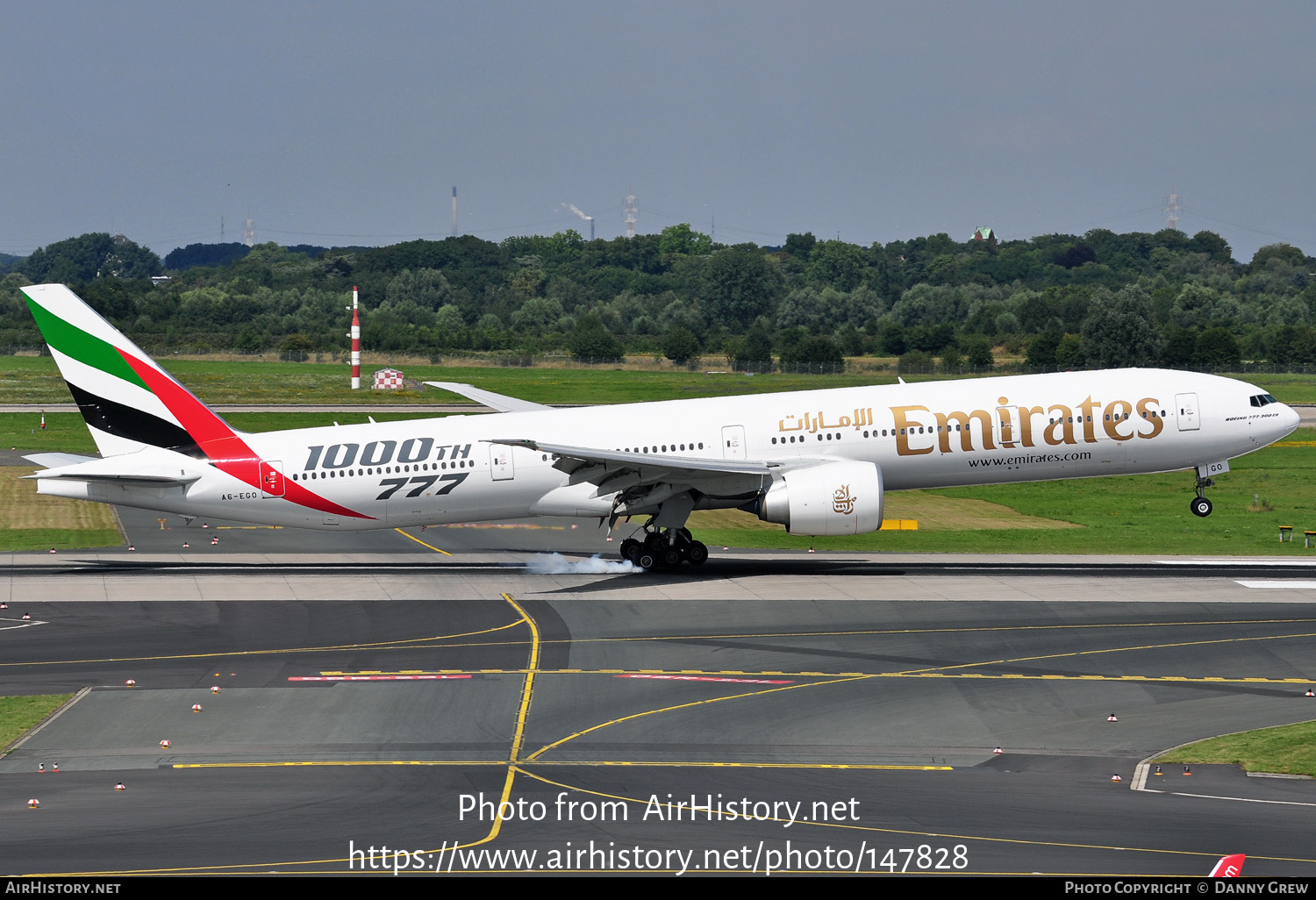 Aircraft Photo of A6-EGO | Boeing 777-31H/ER | Emirates | AirHistory.net #147828