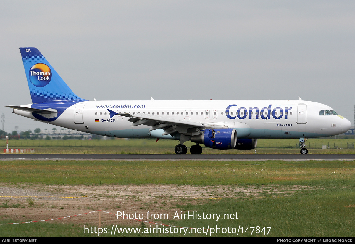 Aircraft Photo of D-AICK | Airbus A320-212 | Condor Flugdienst | AirHistory.net #147847