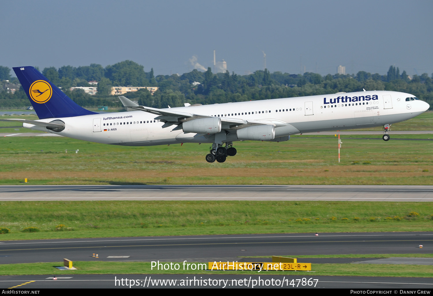 Aircraft Photo of D-AIGS | Airbus A340-313E | Lufthansa | AirHistory.net #147867