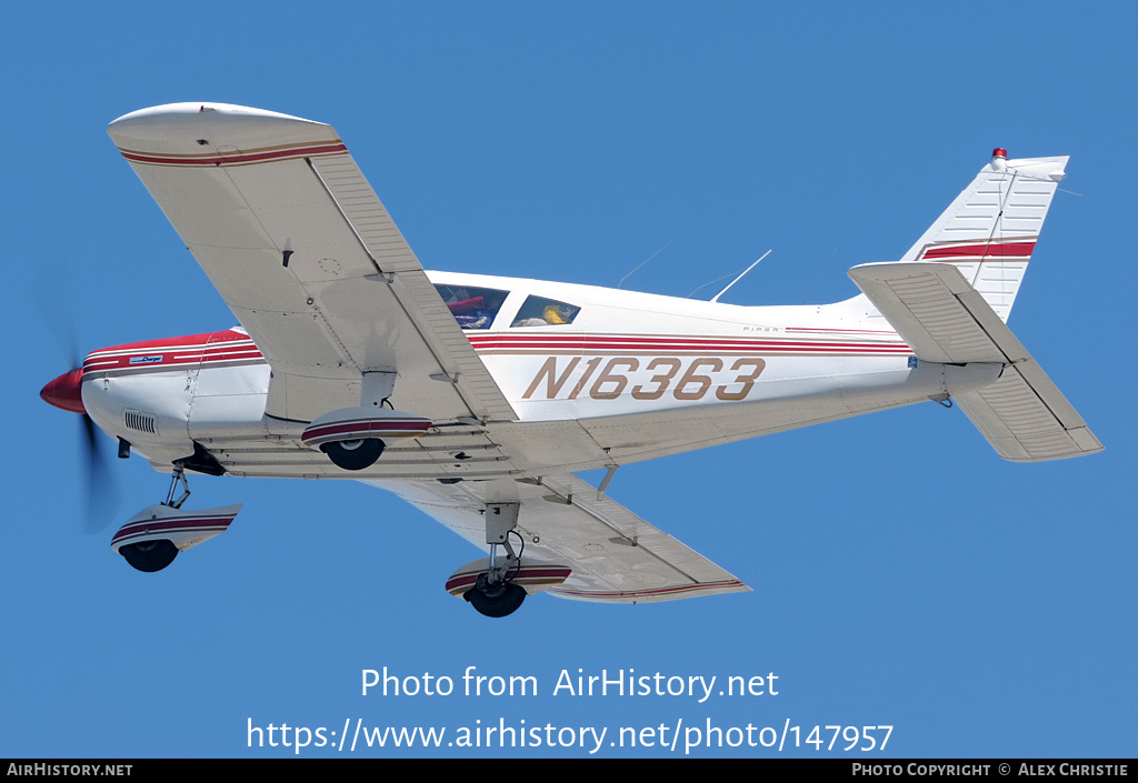 Aircraft Photo of N16363 | Piper PA-28-235 Cherokee Charger | AirHistory.net #147957