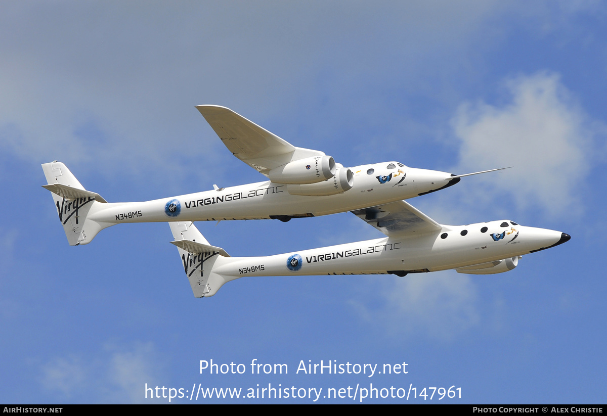 Aircraft Photo of N348MS | Scaled Composites 348 White Knight 2 | Virgin Galactic | AirHistory.net #147961