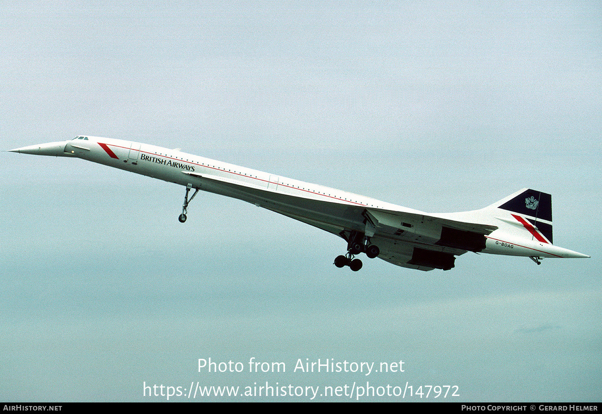 Aircraft Photo of G-BOAG | Aerospatiale-British Aerospace Concorde 102 ...