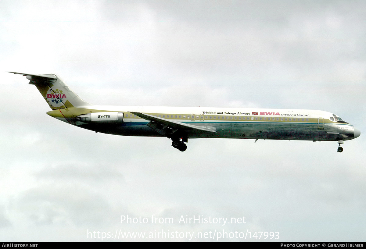 Aircraft Photo of 9Y-TFH | McDonnell Douglas DC-9-51 | BWIA International - Trinidad and Tobago Airways | AirHistory.net #147993