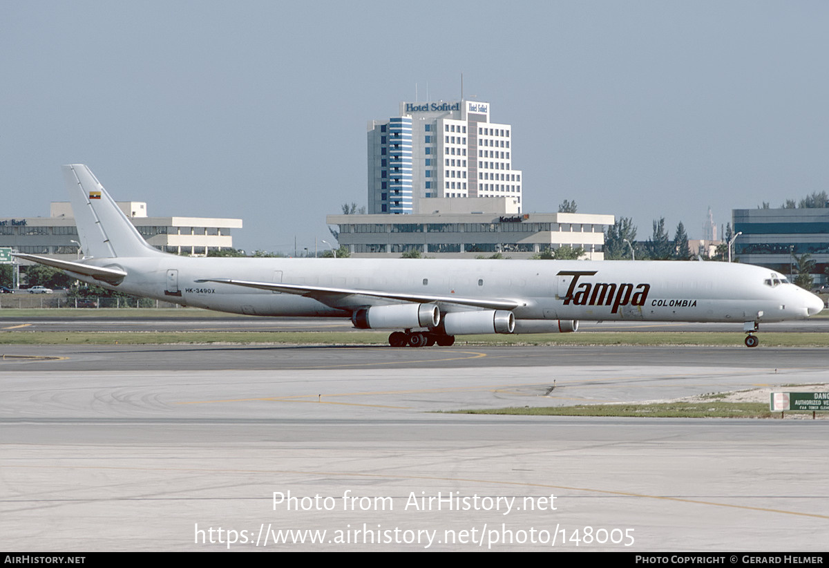 Aircraft Photo of HK-3490X | McDonnell Douglas DC-8-63(F) | TAMPA - Transportes Aéreos Mercantiles Panamericanos | AirHistory.net #148005