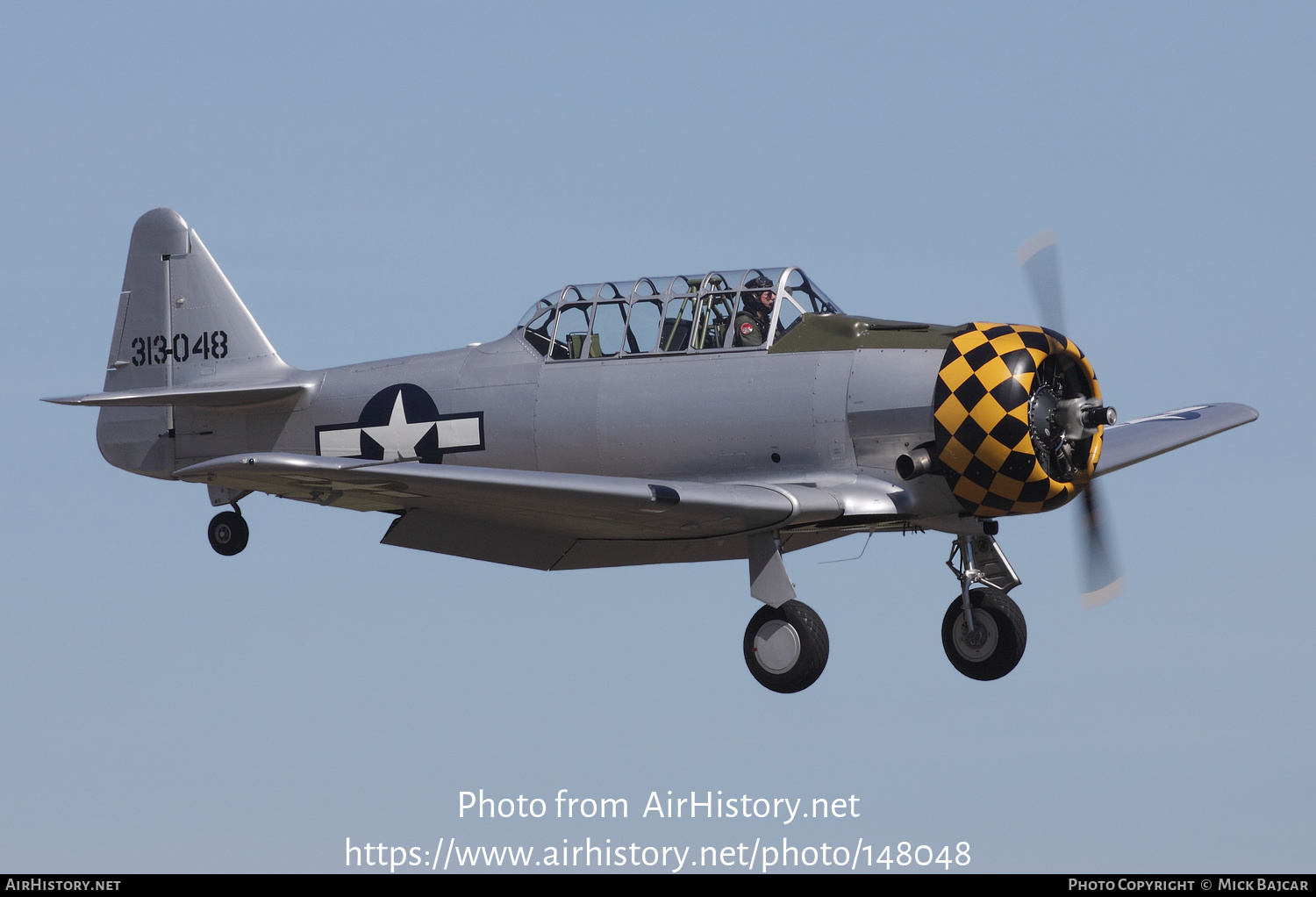 Aircraft Photo of G-TDJN / 313048 | North American AT-6D Harvard III | USA - Air Force | AirHistory.net #148048