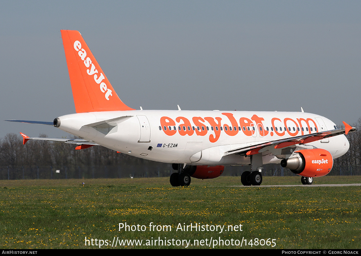 Aircraft Photo of G-EZAM | Airbus A319-111 | EasyJet | AirHistory.net #148065