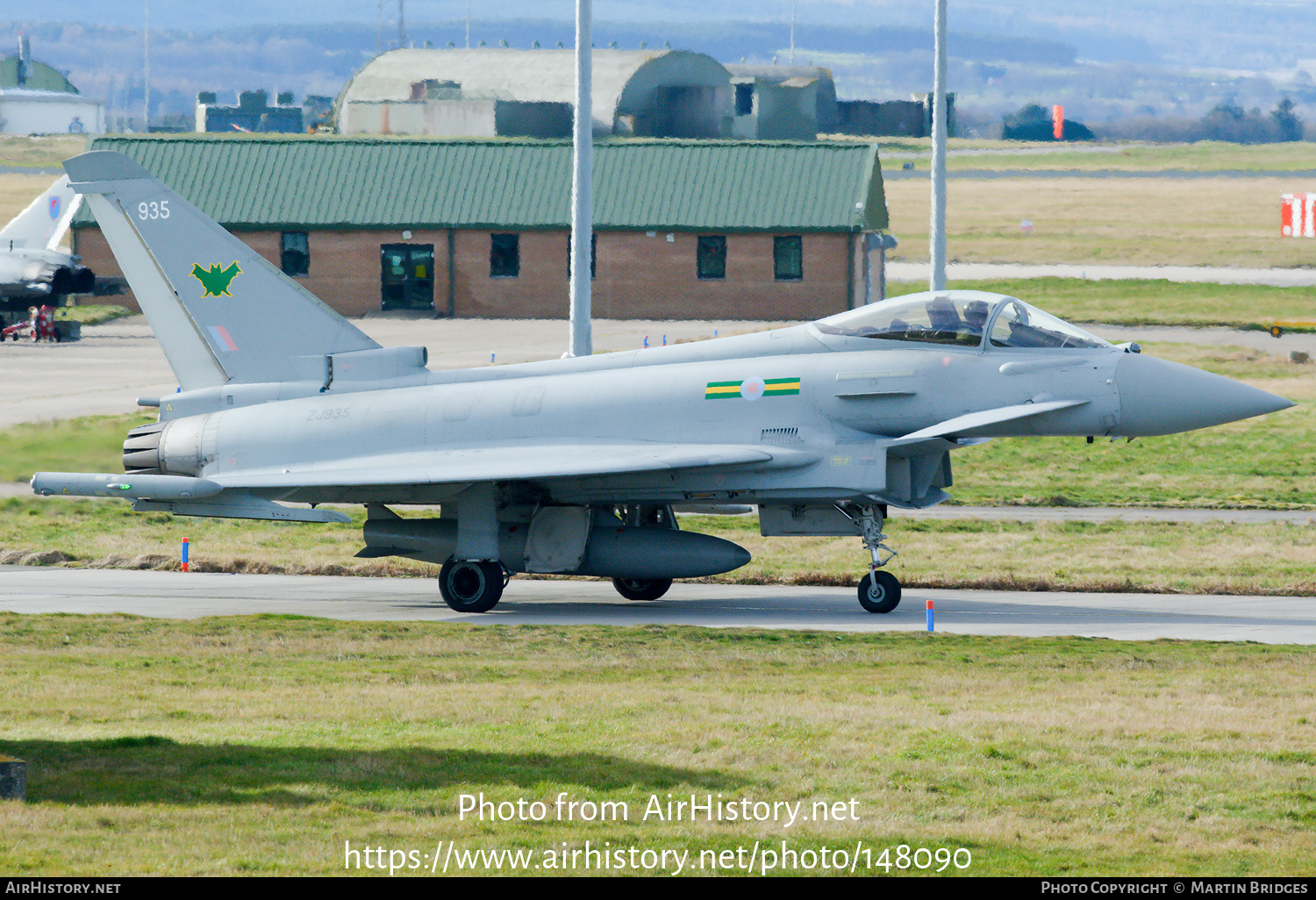 Aircraft Photo of ZJ935 | Eurofighter EF-2000 Typhoon FGR4 | UK - Air Force | AirHistory.net #148090