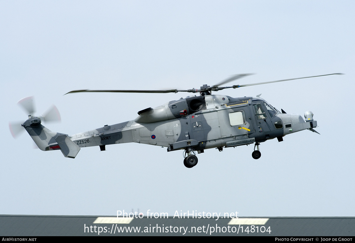 Aircraft Photo of ZZ526 | AgustaWestland AW-159 Wildcat AH1 | UK - Army | AirHistory.net #148104