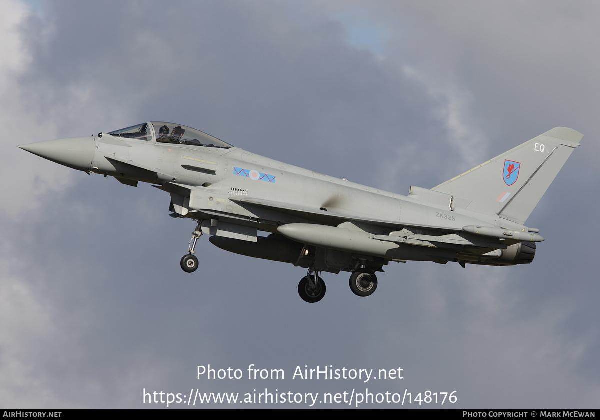 Aircraft Photo of ZK325 | Eurofighter EF-2000 Typhoon FGR4 | UK - Air Force | AirHistory.net #148176