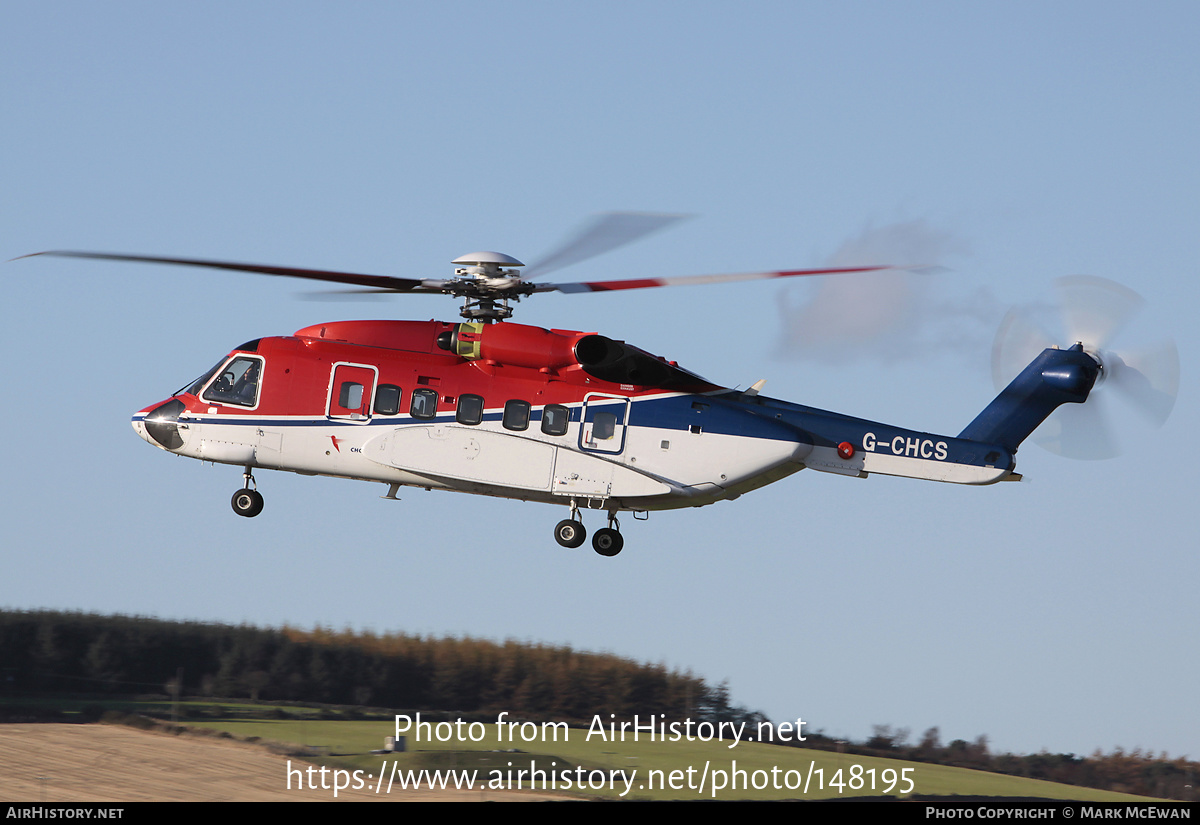 Aircraft Photo of G-CHCS | Sikorsky S-92A | CHC Helicopters | AirHistory.net #148195