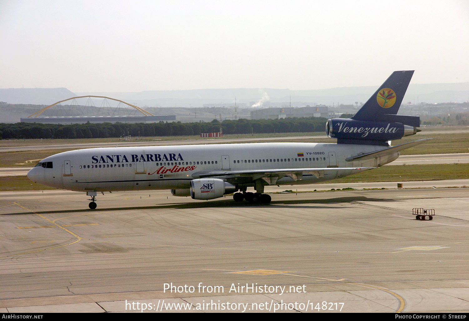 Aircraft Photo of YV-1052C | McDonnell Douglas DC-10-30 | Santa Bárbara Airlines | AirHistory.net #148217