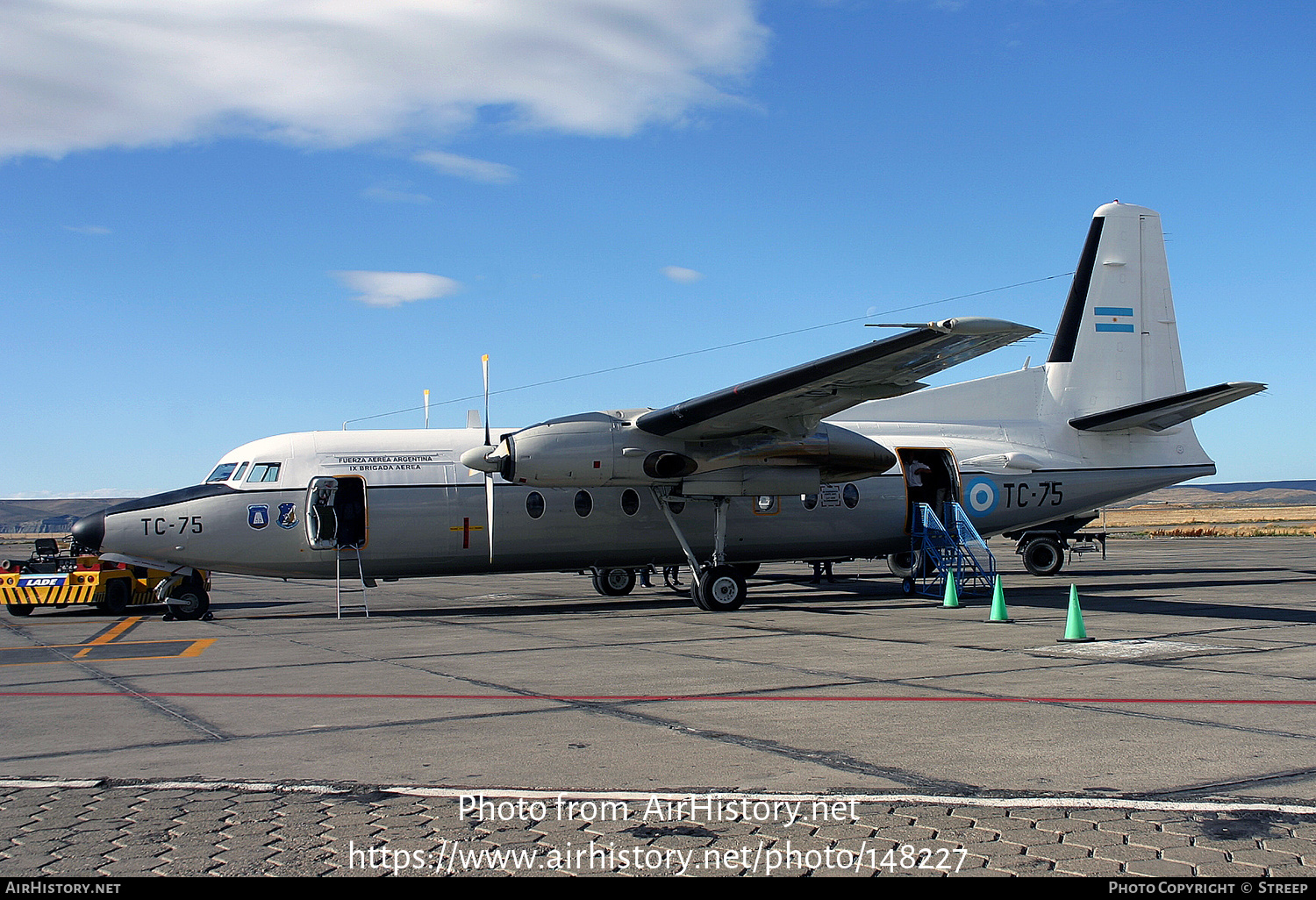 Aircraft Photo of TC-75 | Fokker F27-500 Friendship | Argentina - Air Force | AirHistory.net #148227