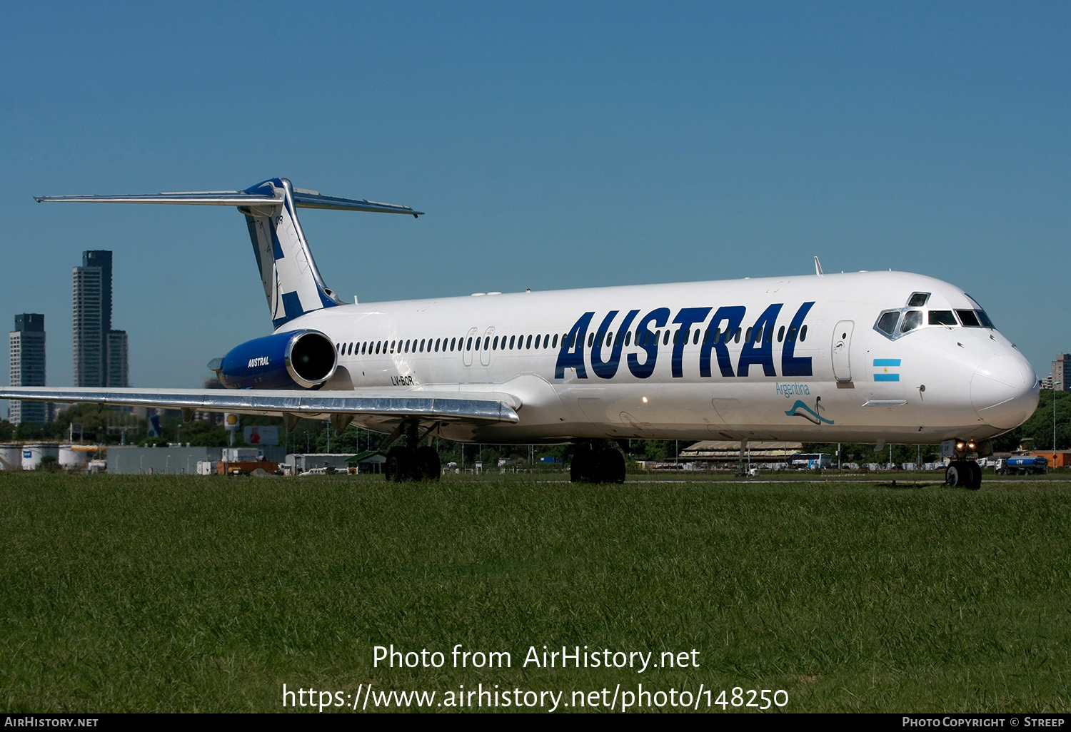 Aircraft Photo of LV-BOR | McDonnell Douglas MD-88 | Austral Líneas Aéreas | AirHistory.net #148250