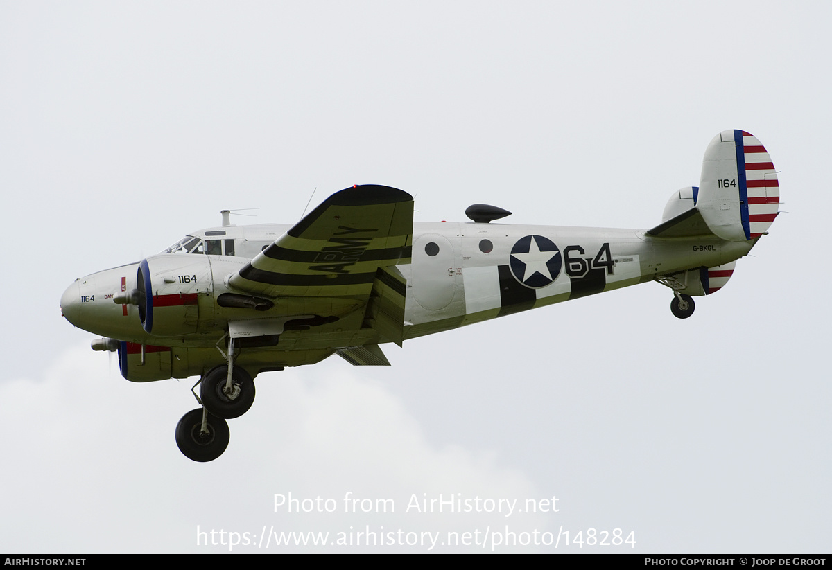 Aircraft Photo of G-BKGL / 1164 | Beech Expeditor 3TM | USA - Air Force | AirHistory.net #148284