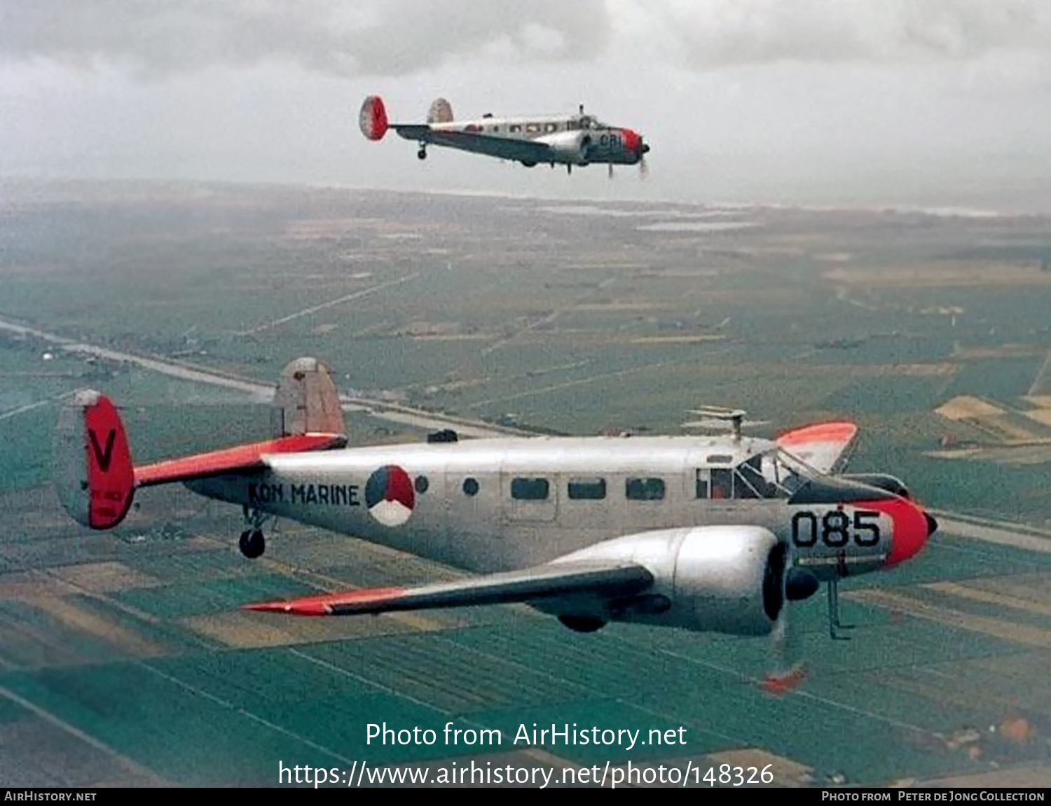 Aircraft Photo of 085 | Beech TC-45J Expeditor | Netherlands - Navy | AirHistory.net #148326