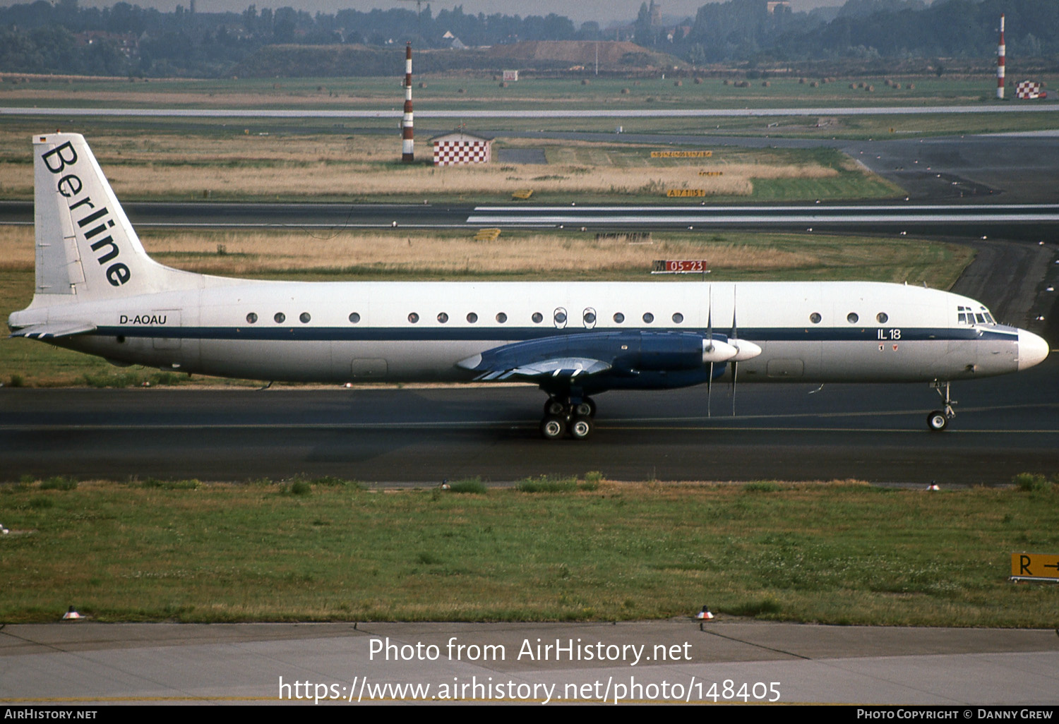 Aircraft Photo of D-AOAU | Ilyushin Il-18D | BerLine | AirHistory.net #148405