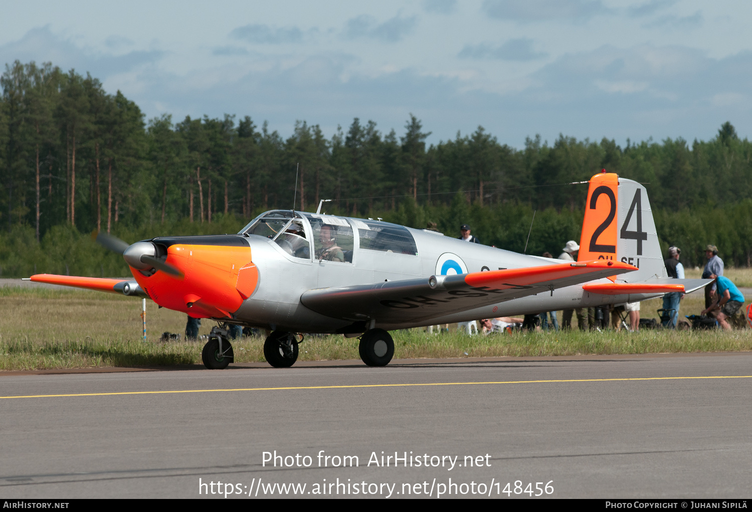 Aircraft Photo of OH-SFJ / SF-24 | Saab 91D Safir | Finland - Air Force | AirHistory.net #148456