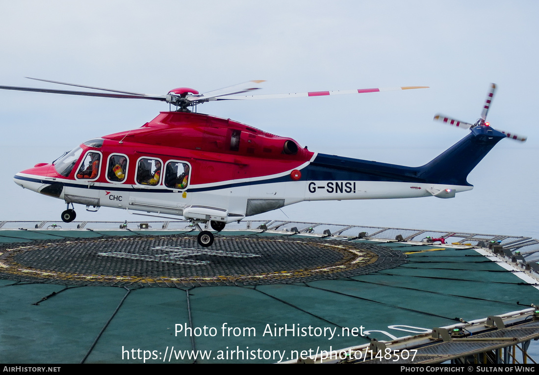 Aircraft Photo of G-SNSI | AgustaWestland AW-139 | CHC Helicopters | AirHistory.net #148507