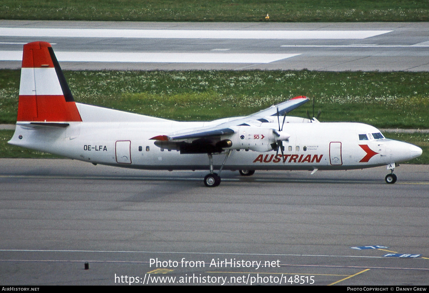 Aircraft Photo of OE-LFA | Fokker 50 | Austrian Airlines | AirHistory.net #148515