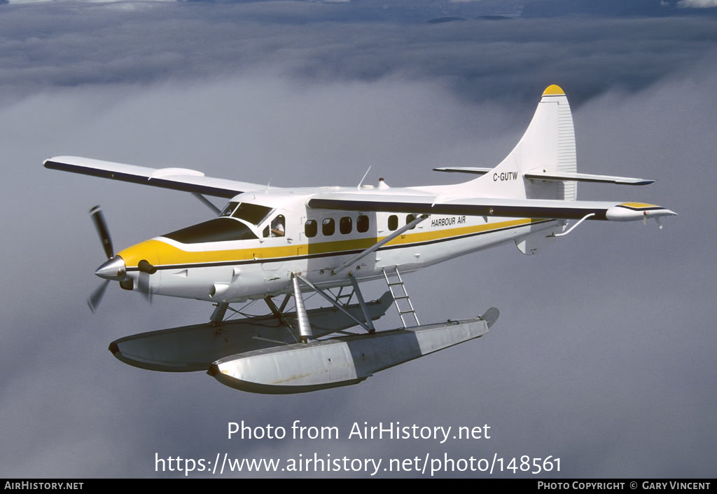 Aircraft Photo of C-GUTW | Vazar DHC-3T Turbine Otter | Harbour Air | AirHistory.net #148561