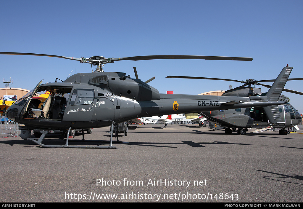 Aircraft Photo of CN-AIZ | Aerospatiale AS-355F-1 Ecureuil 2 | Morocco - Gendarmerie | AirHistory.net #148643