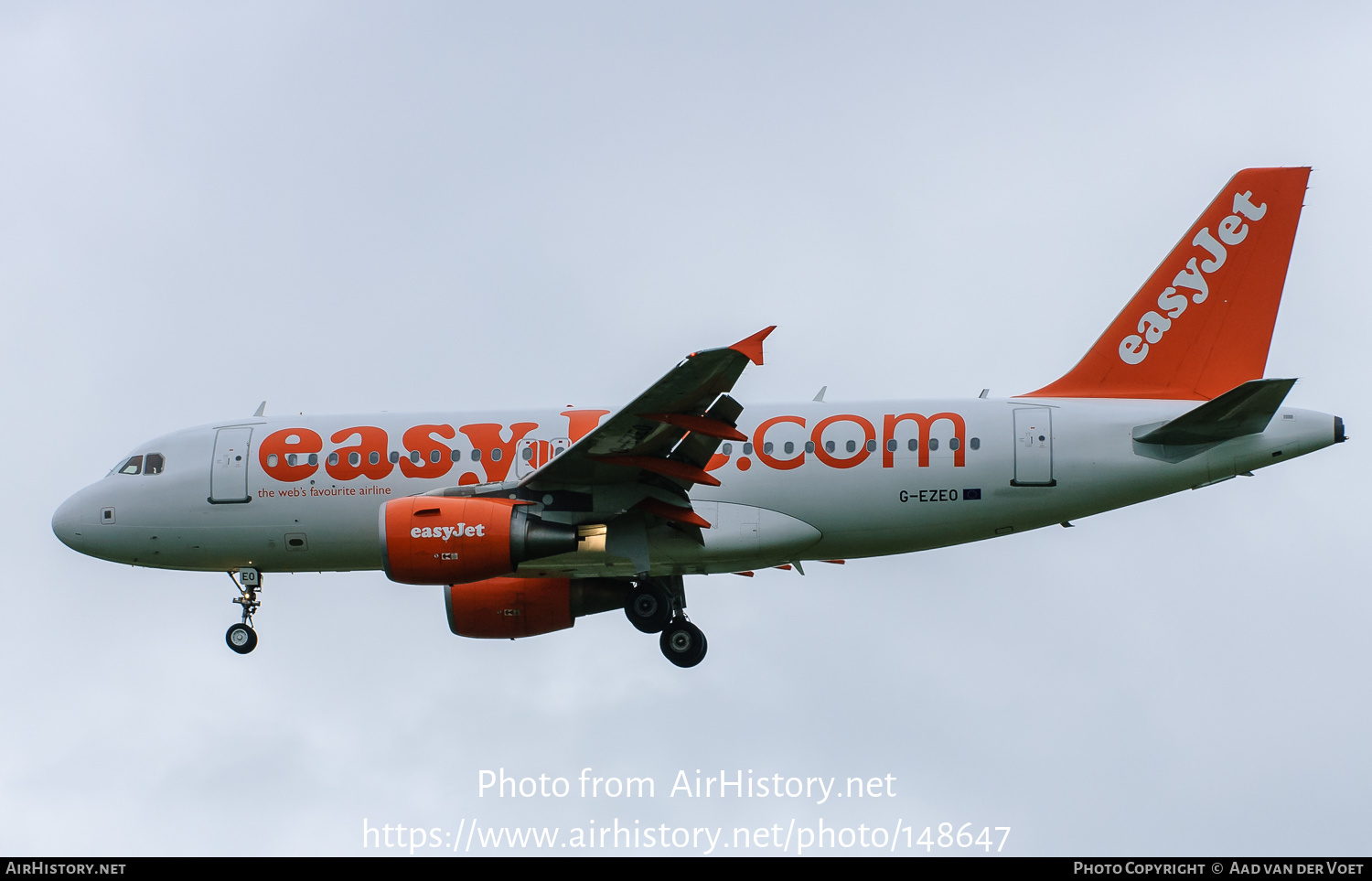 Aircraft Photo of G-EZEO | Airbus A319-111 | EasyJet | AirHistory.net #148647