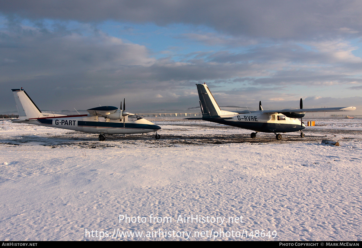 Aircraft Photo of G-PART | Partenavia P-68B Victor | Ravenair | AirHistory.net #148649