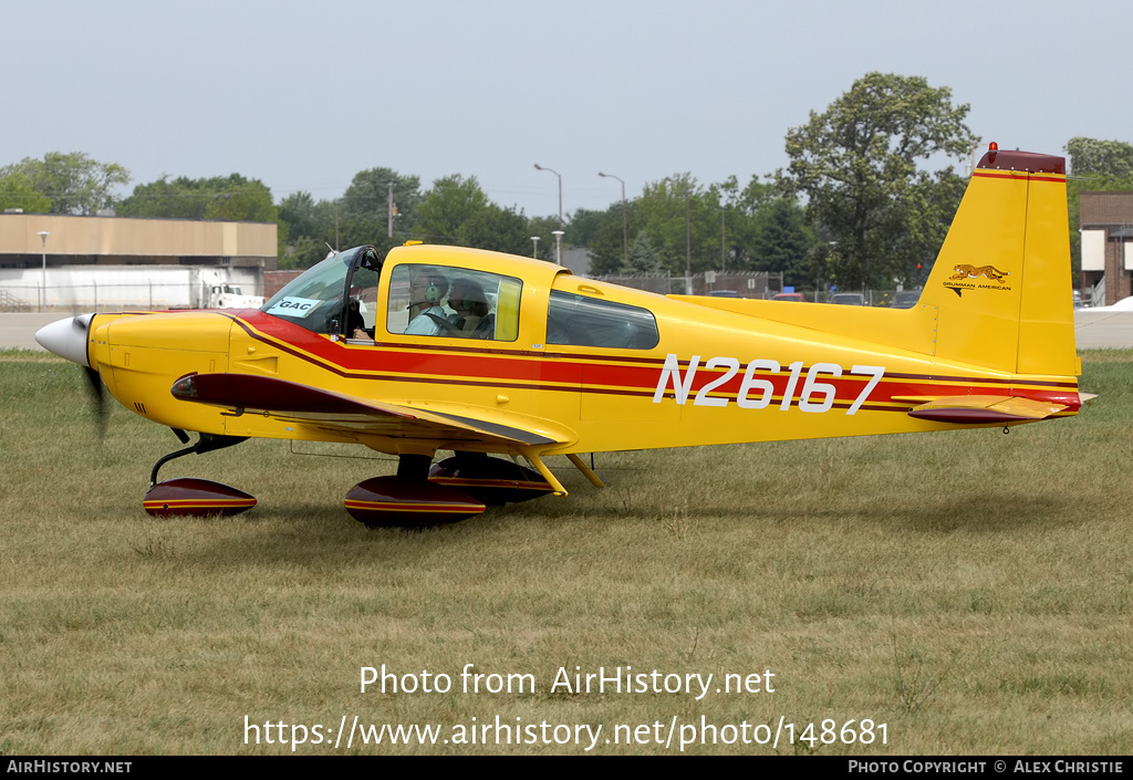 Aircraft Photo of N26167 | Grumman American AA-5A Cheetah | AirHistory.net #148681