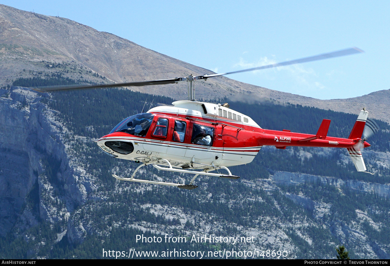 Aircraft Photo of C-GALJ | Bell 206L-3 LongRanger III | Alpine Helicopters | AirHistory.net #148690