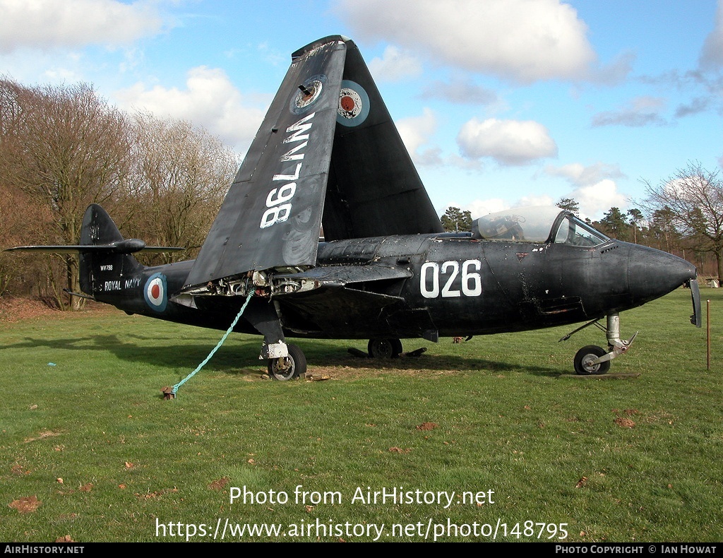 Aircraft Photo of WV798 | Hawker Sea Hawk FGA6 | UK - Navy | AirHistory.net #148795