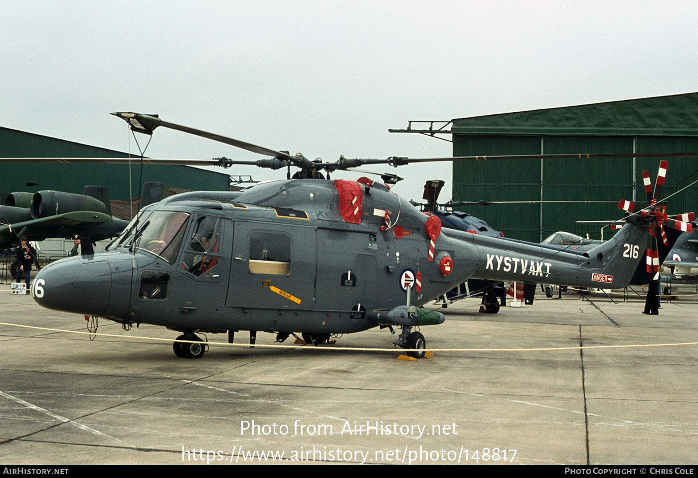 Aircraft Photo of 216 | Westland WG-13 Lynx Mk86 | Norway - Coast Guard | AirHistory.net #148817