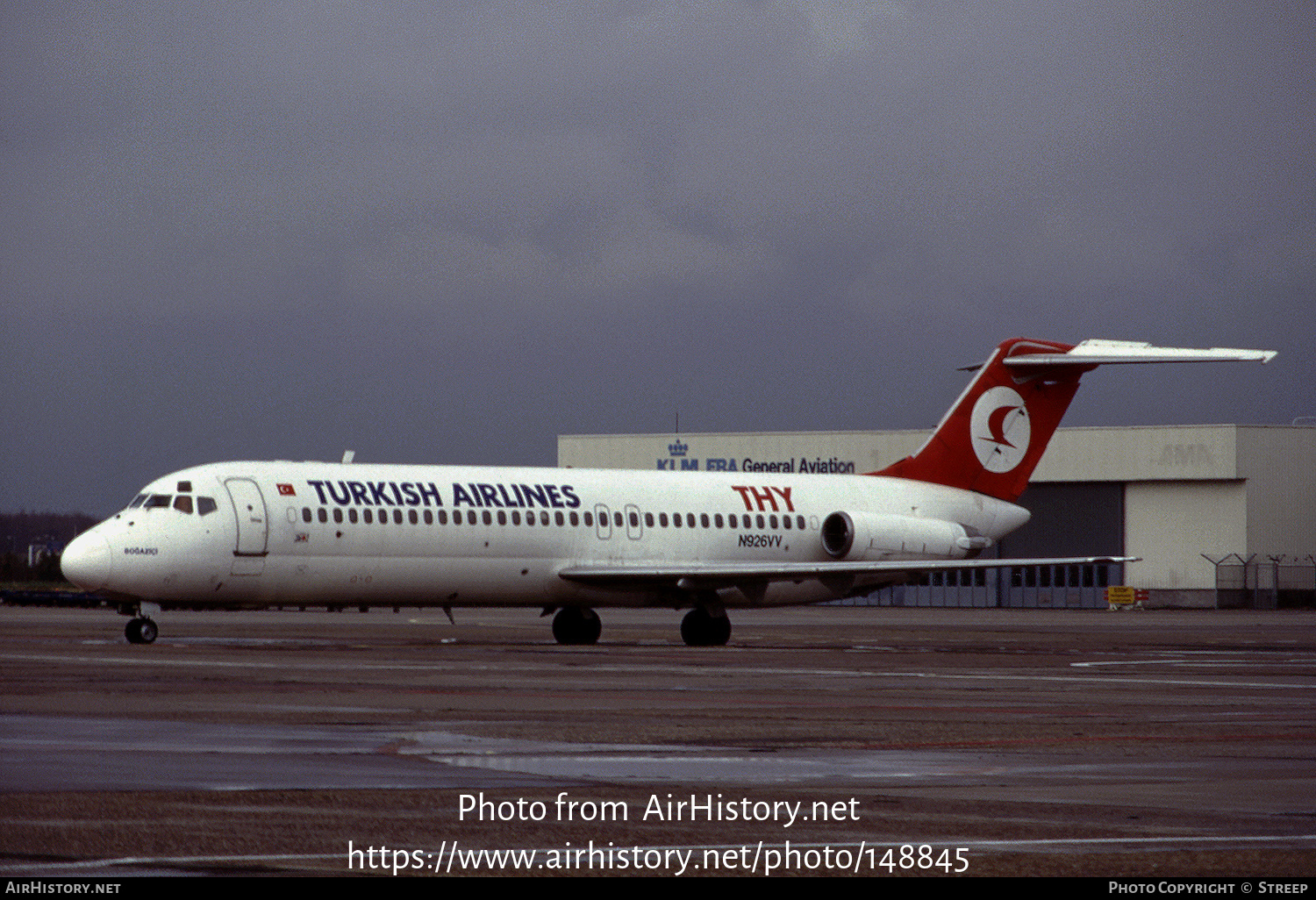 Aircraft Photo of N926VV | McDonnell Douglas DC-9-32 | THY Türk Hava Yolları - Turkish Airlines | AirHistory.net #148845