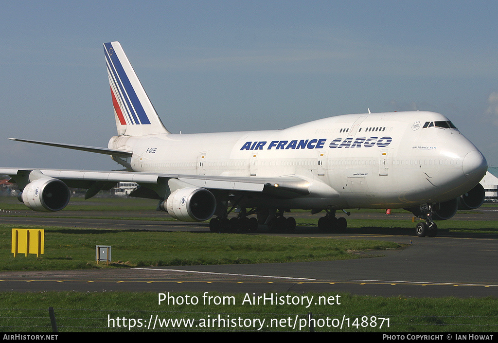 Aircraft Photo of F-GISE | Boeing 747-428M(BCF) | Air France Cargo | AirHistory.net #148871