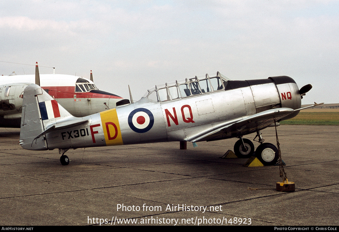 Aircraft Photo of G-JUDI / FX301 | North American AT-6D Harvard III | UK - Air Force | AirHistory.net #148923