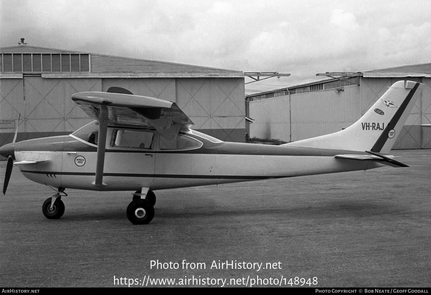 Aircraft Photo of VH-RAJ | Cessna 182G Wren 460 | AirHistory.net #148948