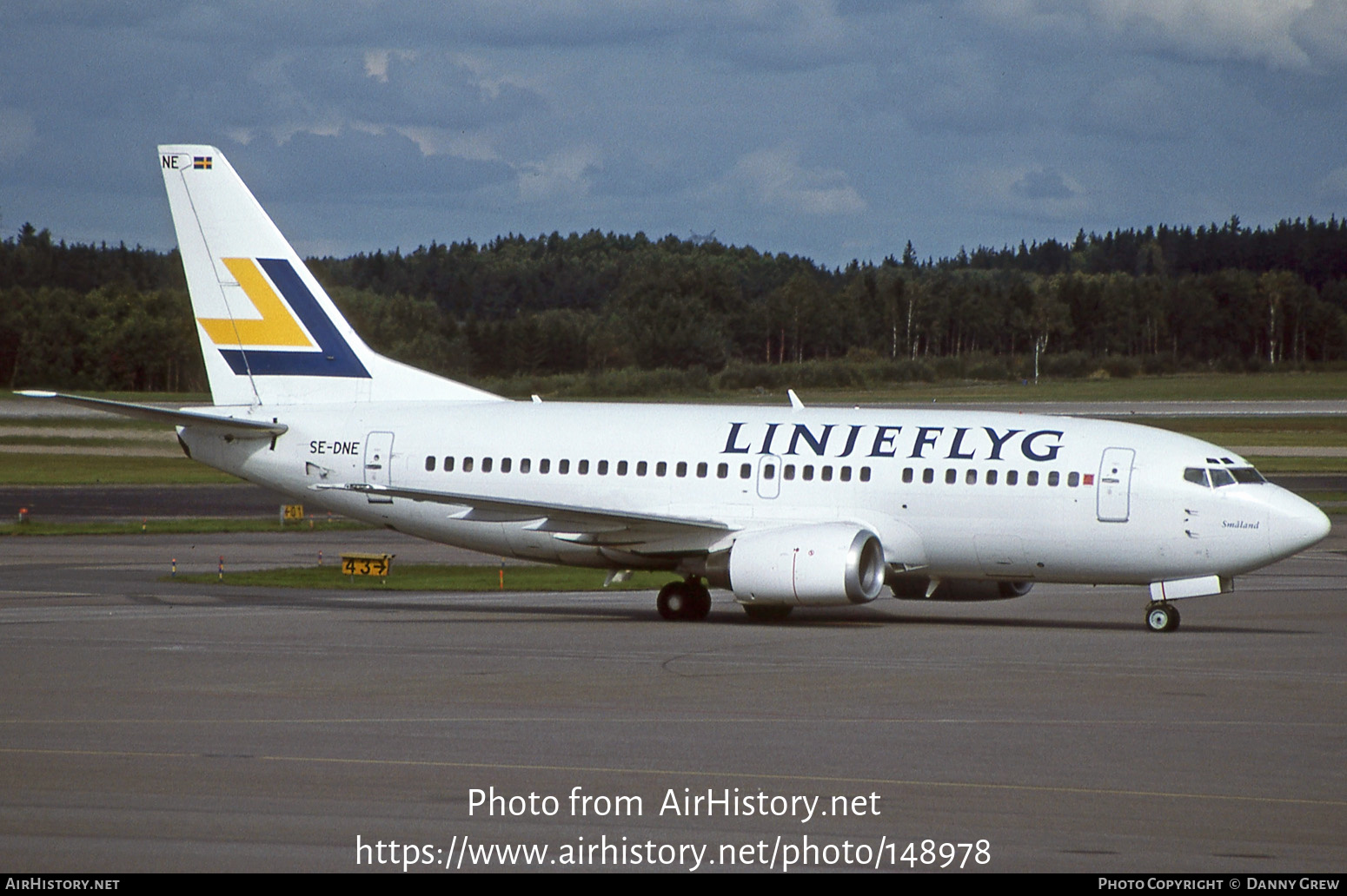 Aircraft Photo of SE-DNE | Boeing 737-59D | Linjeflyg | AirHistory.net #148978