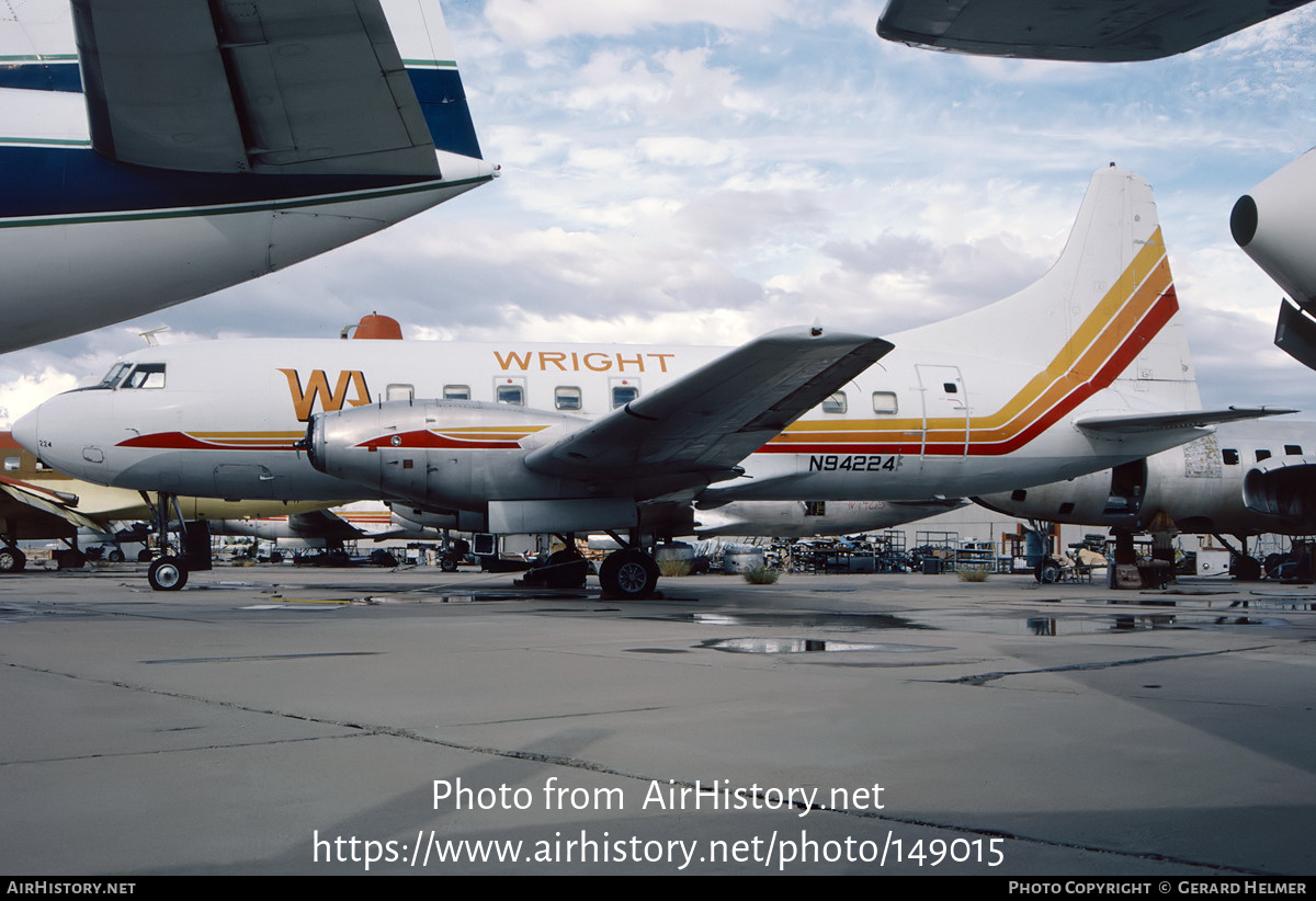 Aircraft Photo of N94224 | Convair 600 | Wright Air Lines | AirHistory.net #149015