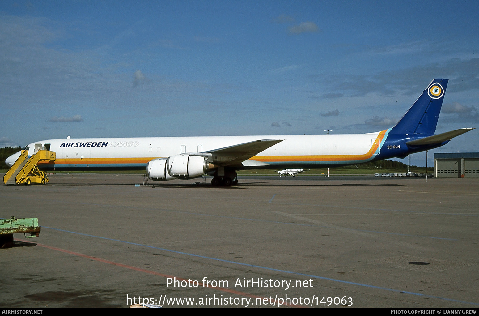 Aircraft Photo of SE-DLM | McDonnell Douglas DC-8-71(F) | Air Sweden Cargo | AirHistory.net #149063