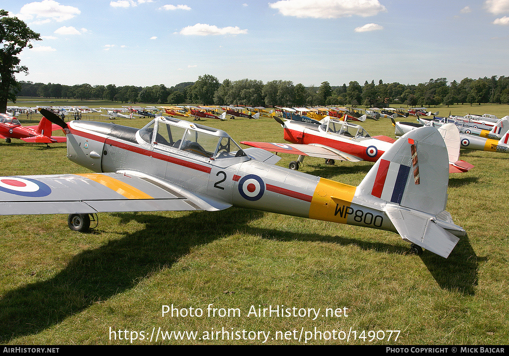 Aircraft Photo of G-BCXN / WP800 | De Havilland Canada DHC-1 Chipmunk Mk22 | UK - Air Force | AirHistory.net #149077