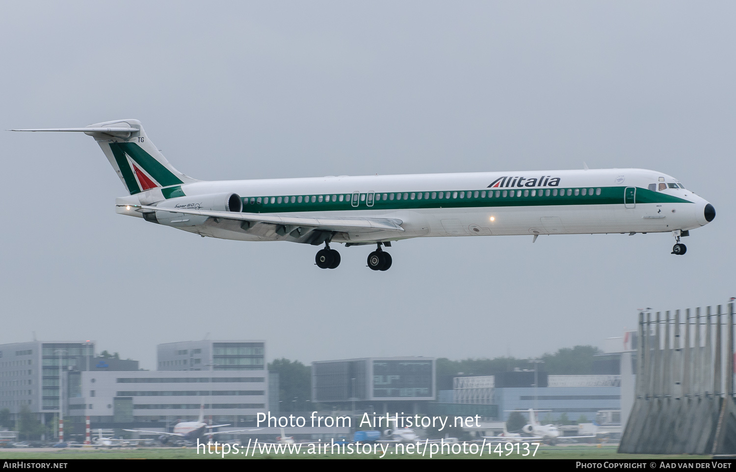 Aircraft Photo of I-DATG | McDonnell Douglas MD-82 (DC-9-82) | Alitalia | AirHistory.net #149137