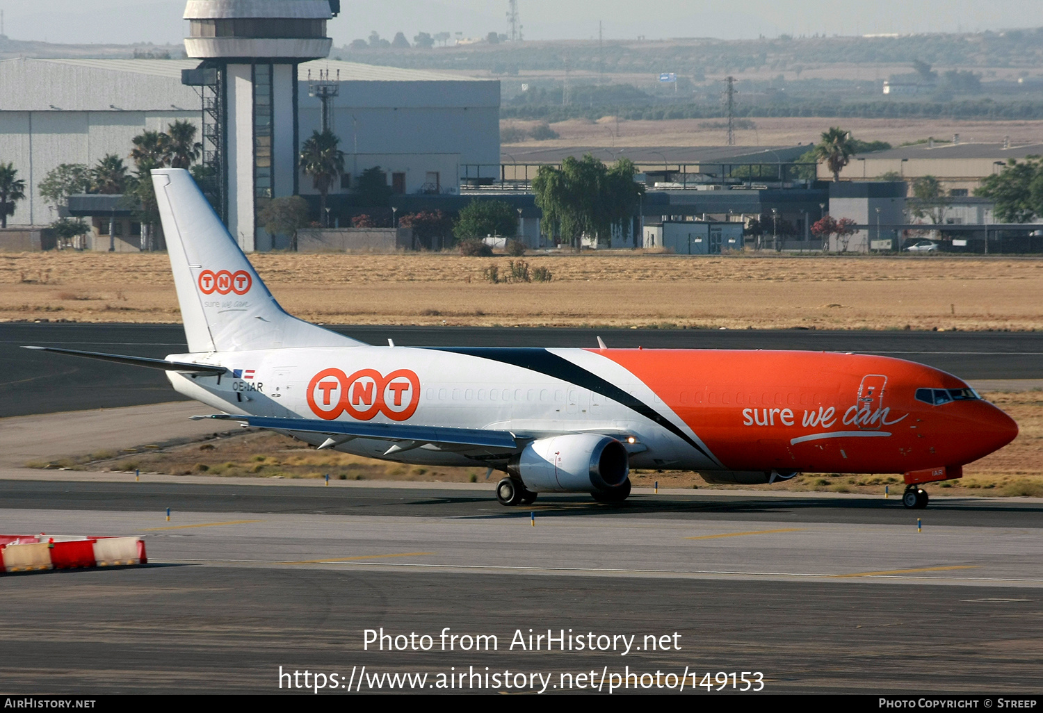 Aircraft Photo of OE-IAR | Boeing 737-4M0(BDSF) | TNT Airways | AirHistory.net #149153