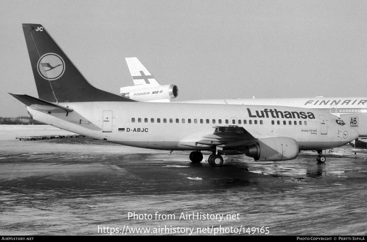 Aircraft Photo of D-ABJC | Boeing 737-530 | Lufthansa | AirHistory.net #149165