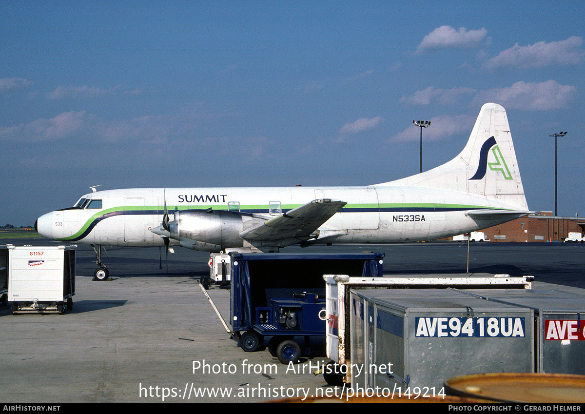 Aircraft Photo of N533SA | Convair 580/F | Summit Airlines | AirHistory.net #149214