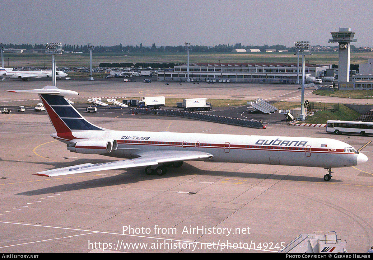 Aircraft Photo of CU-T1259 | Ilyushin Il-62M | Cubana | AirHistory.net #149245