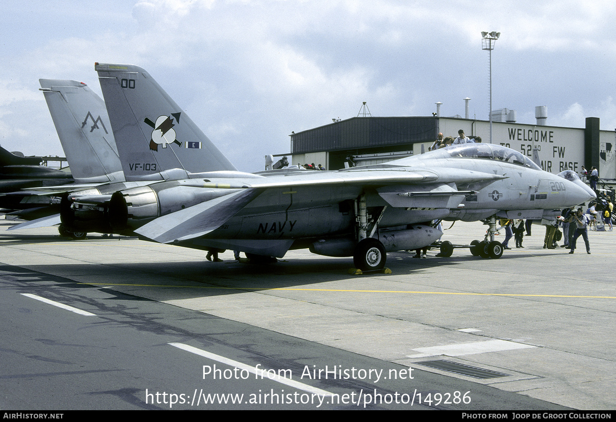 Aircraft Photo of 162921 | Grumman F-14B Tomcat | USA - Navy | AirHistory.net #149286