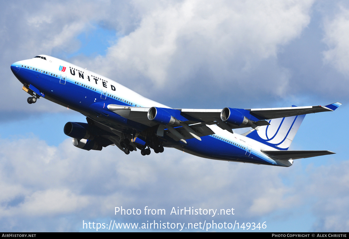 Aircraft Photo of N171UA | Boeing 747-422 | United Airlines | AirHistory.net #149346