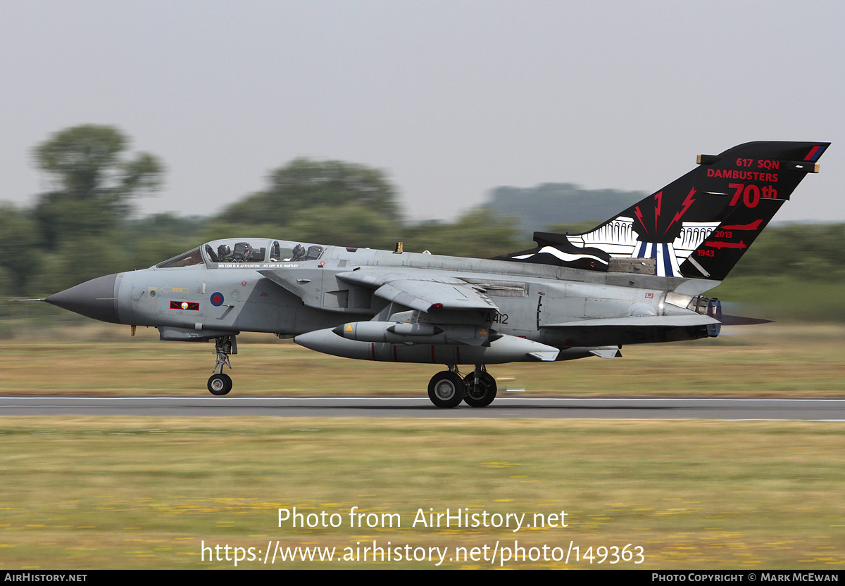 Aircraft Photo of ZA412 | Panavia Tornado GR4 | UK - Air Force | AirHistory.net #149363