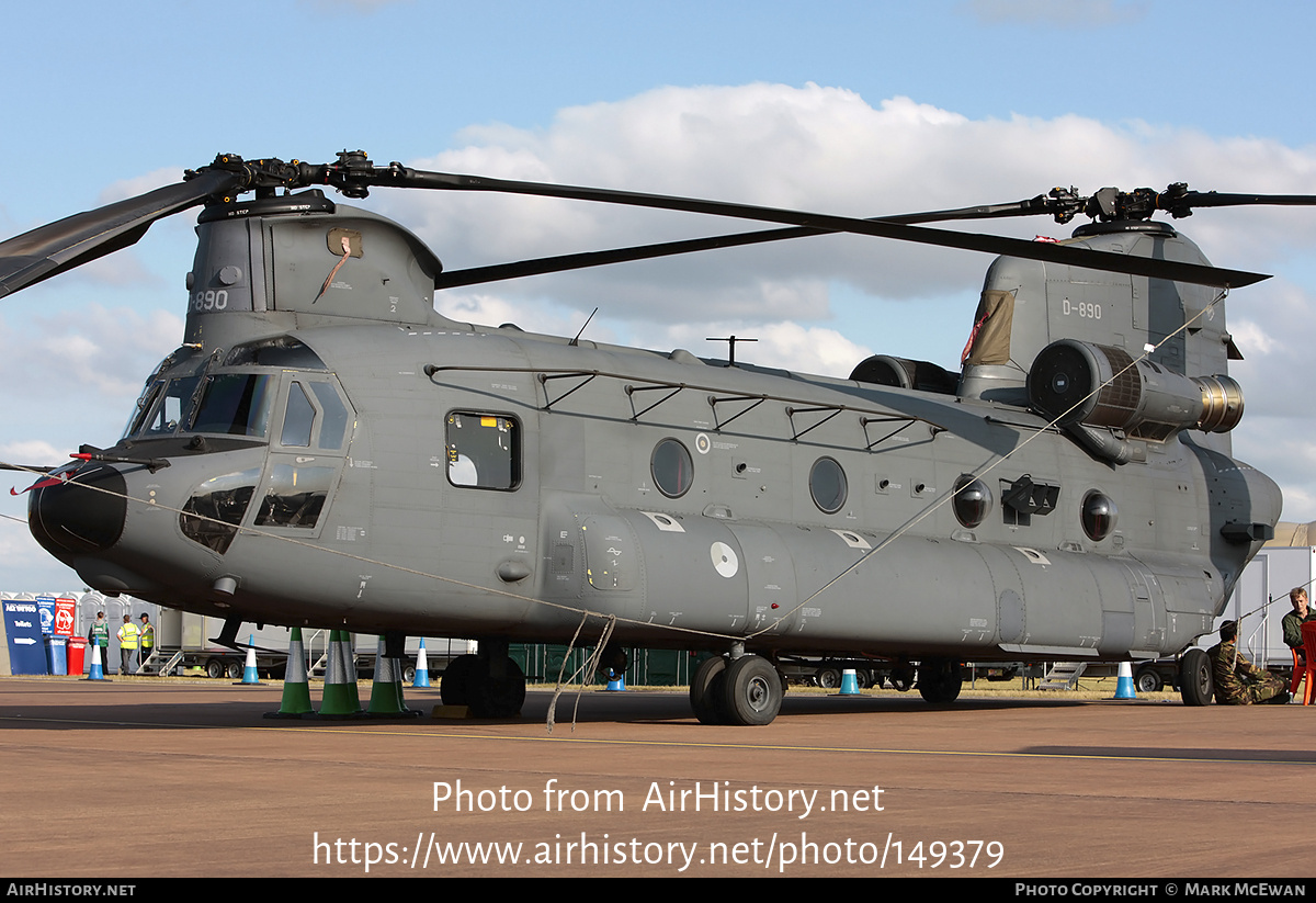 Aircraft Photo of D-890 | Boeing CH-47F Chinook (414) | Netherlands - Air Force | AirHistory.net #149379