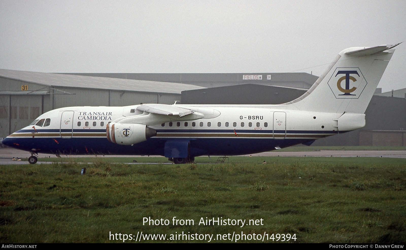 Aircraft Photo of G-BSRU | British Aerospace BAe-146-200A | Transair Cambodia | AirHistory.net #149394